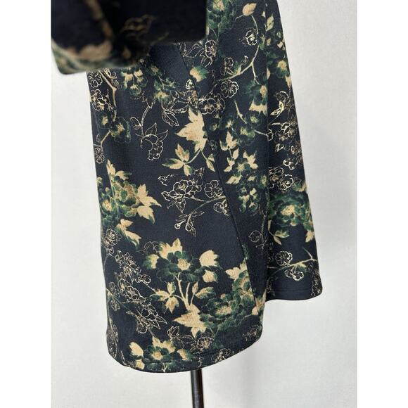 Cato Est. 1946 Women’s Sz M Top Pullover Long Sleeve Gold Threads Fall Winter - Picture 5 of 13